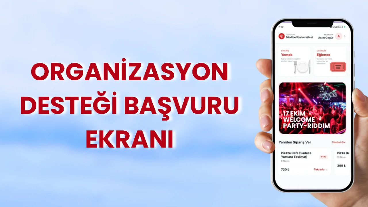 ORGANİZASYON DESTEK TALEBİ