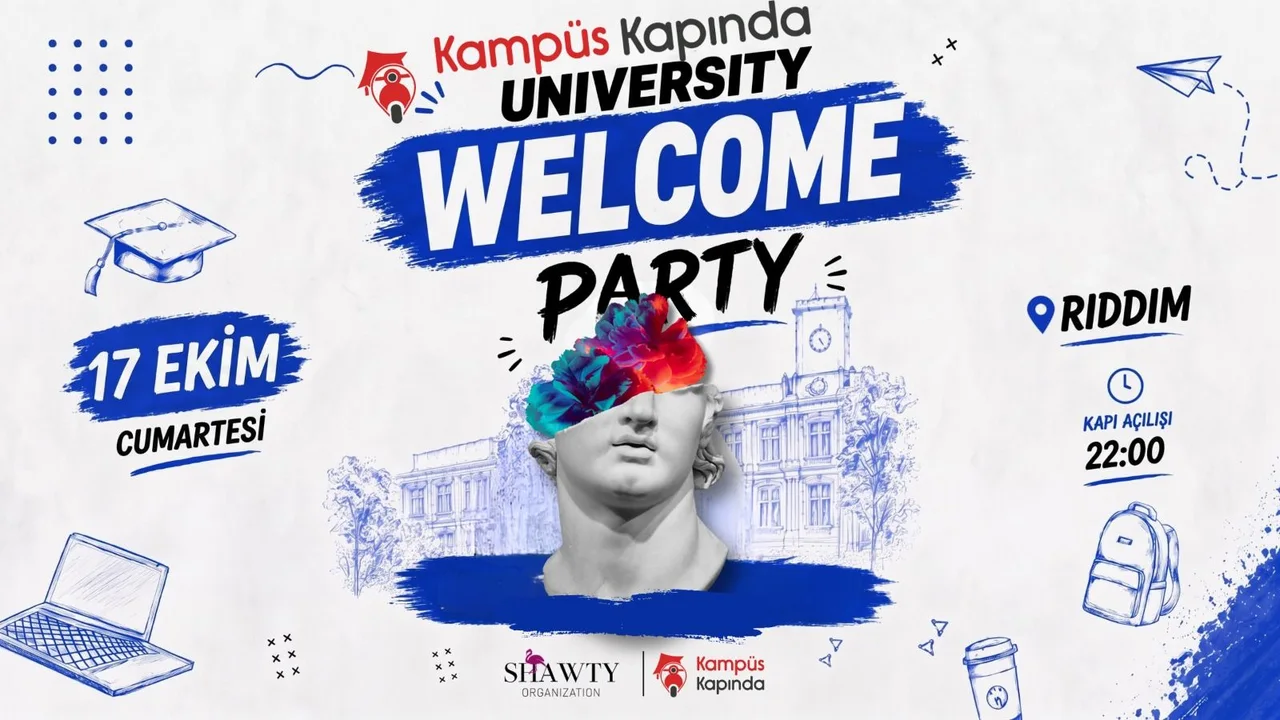 Kampüs Kapında Welcome Party -Rıddım